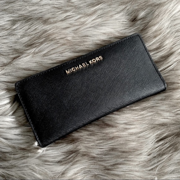 Michael Kors Handbags - Michael Kors Black Leather Wallet